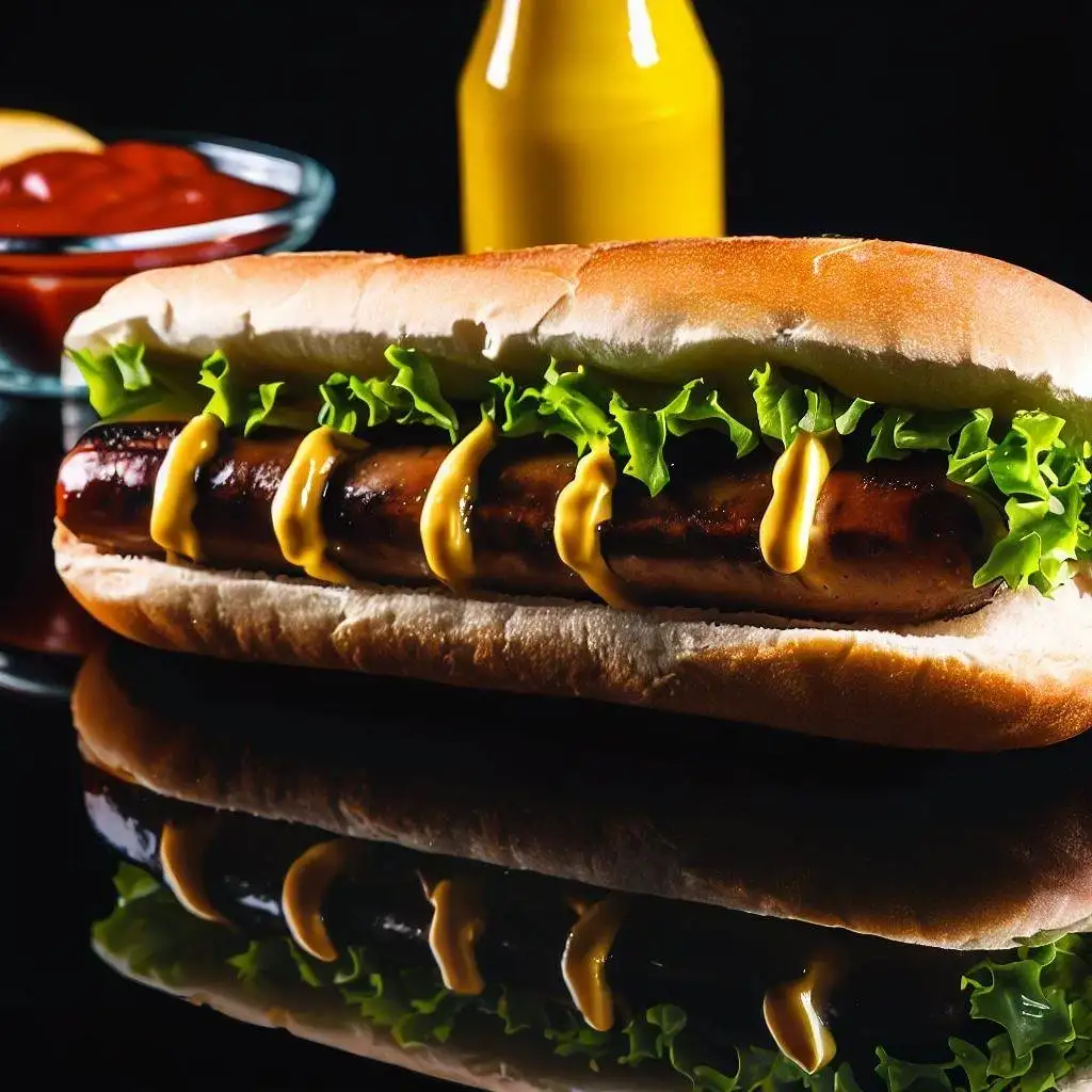 Hotdogs with mustard