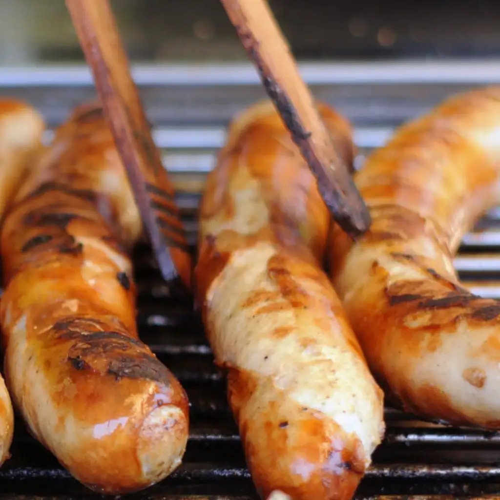 Grilled hotdogs